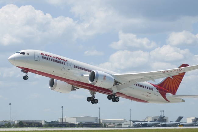 787 Charleston Air India Delivery K65729
