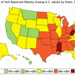 Bản đồ béo phì làm đau lòng người Mỹ
