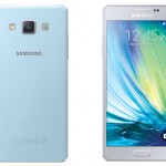 Hai smartphone Samsung Galaxy vỏ kim loại A5 và A3