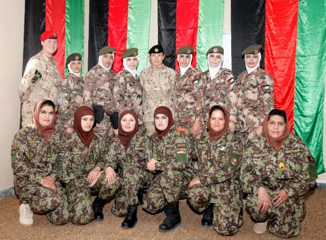 Afghanstan female troops