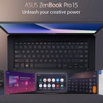 Laptop ASUS ZenBook Pro 2018 với bàn di chuột màn hình ScreenPad