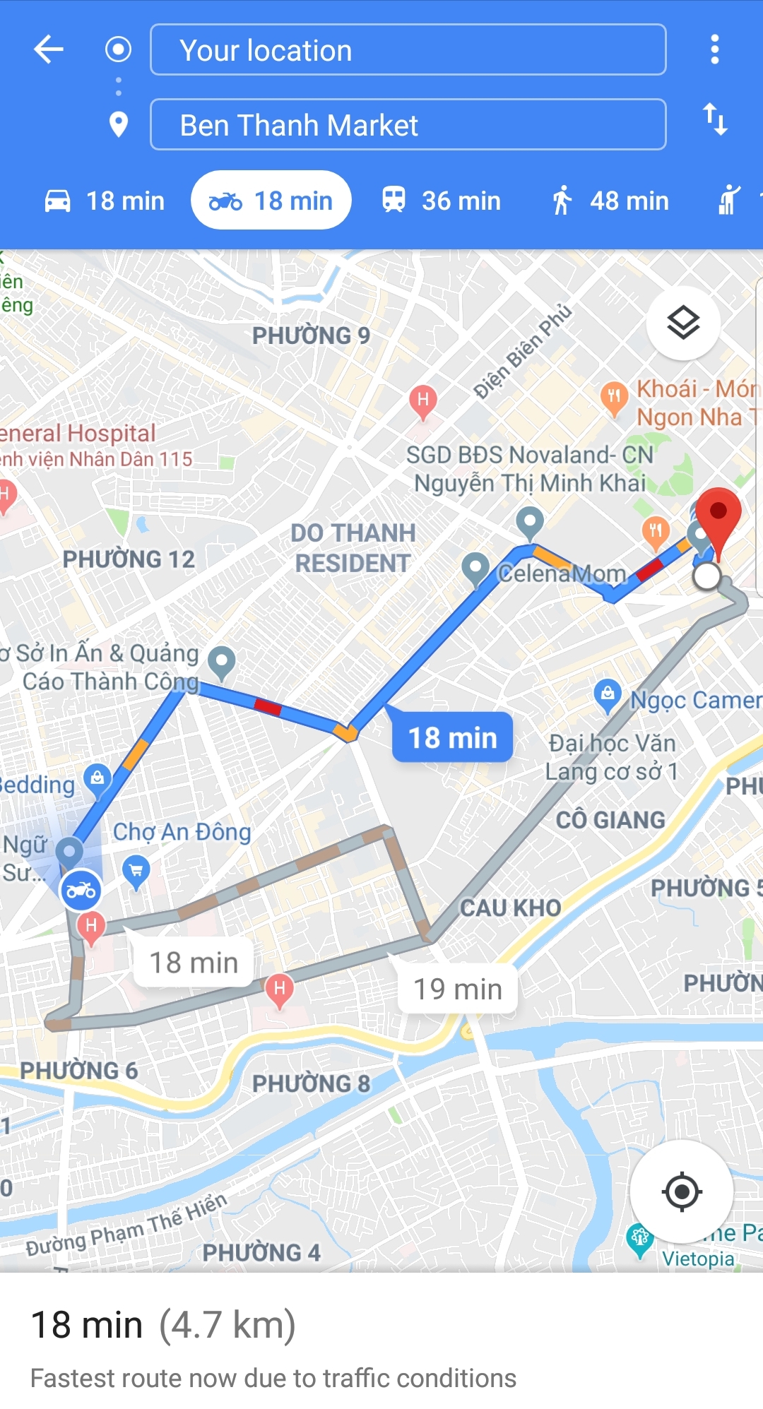 Google Maps xe 2 bánh: Google Maps đã cập nhật tính năng định vị xe 2 bánh, giúp người dùng dễ dàng tìm kiếm đường đi và lựa chọn lộ trình phù hợp. Hãy theo dõi hình ảnh để tìm hiểu thêm về tính năng mới này và trải nghiệm dịch vụ tiện ích từ Google Maps.