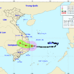 Diễn biến bão số 6 Nakri ở Việt Nam (lúc 21g ngày 10-11-2019)