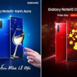 Samsung thêm màu mới cho mùa lễ hội cuối năm ở Việt Nam: Galaxy Note10+ Xanh Aura và Galaxy Note10 Đỏ Aura