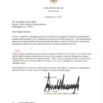 Lá thư cuối năm 6 trang của Tổng thống Donald Trump gửi bà Chủ tịch Hạ viện