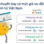 Agoda “bật mí” về những chuyến bay khởi hành từ Việt Nam và APAC có giá vé ưu đãi rẻ nhất