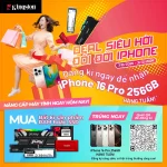 Kingston khuyến mại dành riêng cho thị trường Việt Nam mỗi tuần một chiếc iPhone 16 Pro